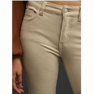 Anthropologie pilcro corduroy high rise skinny jeans sz 34T
